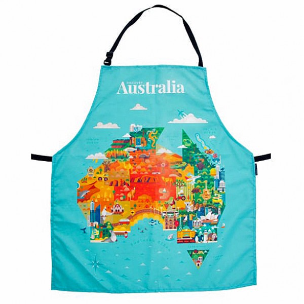 Apron Australia Map Davies & Son